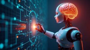 An image of AI becoming self-aware