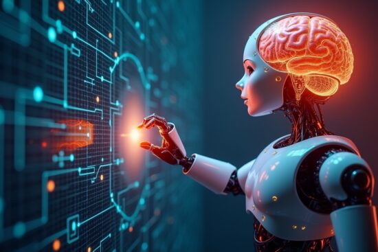 An image of AI becoming self-aware